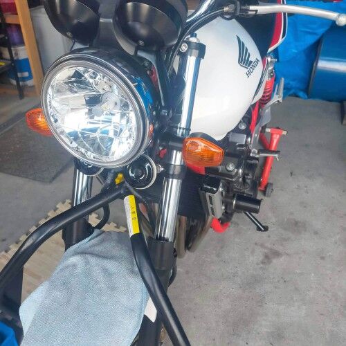 【ホンダ・CB400】の車検前点検・１