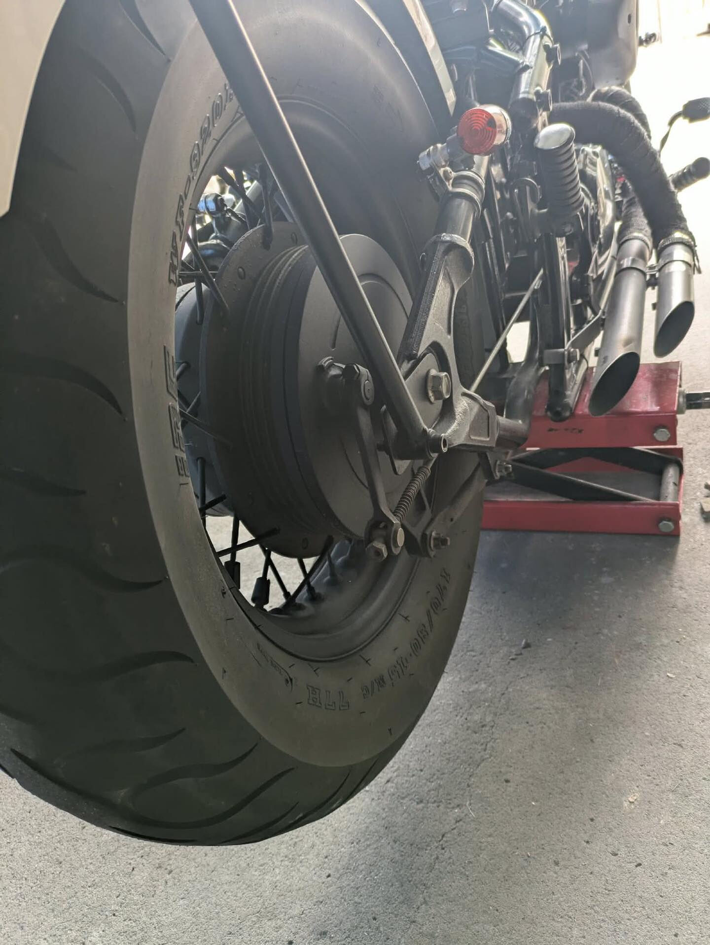 今日はドラッグスターの車検整備を行いました！