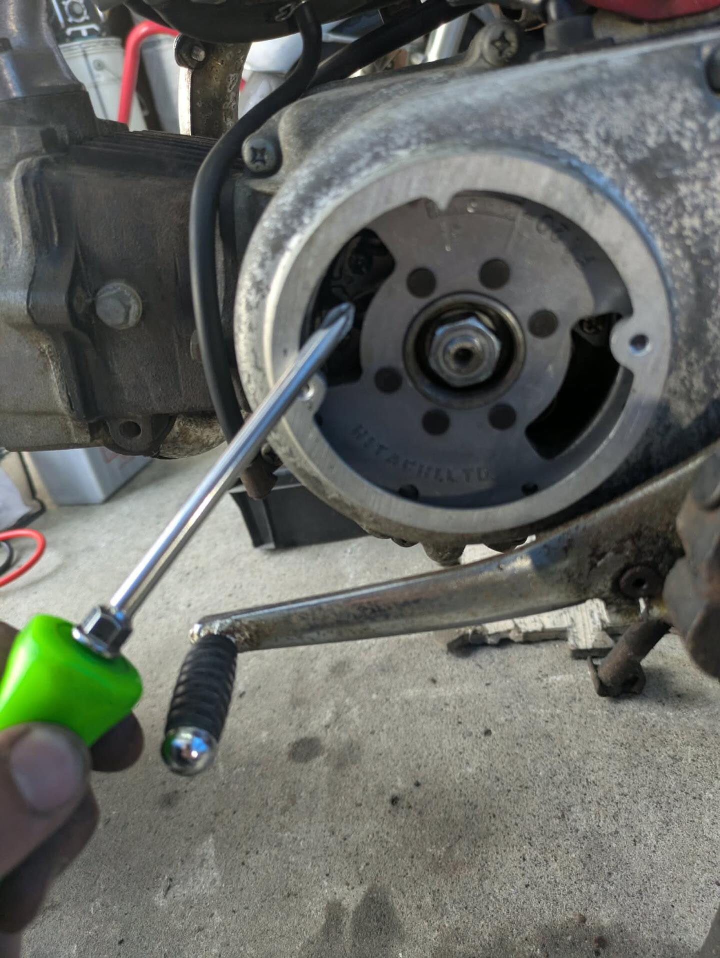 🏍️今日はホンダ　ダックス70のタペット調整とクラッチ板交換