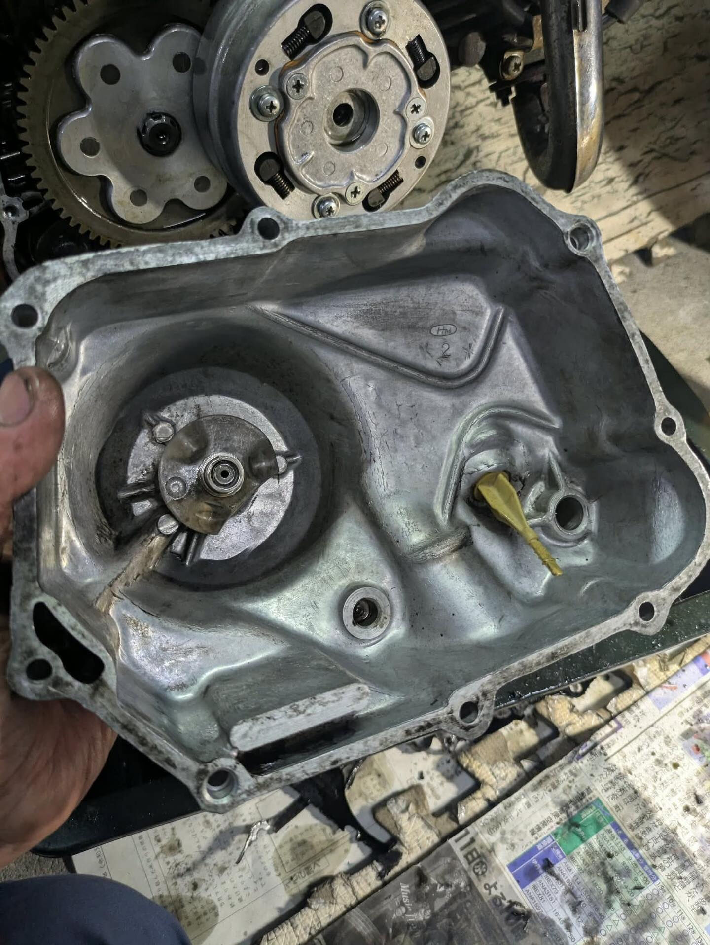 🏍️今日はホンダ　ダックス70のタペット調整とクラッチ板交換