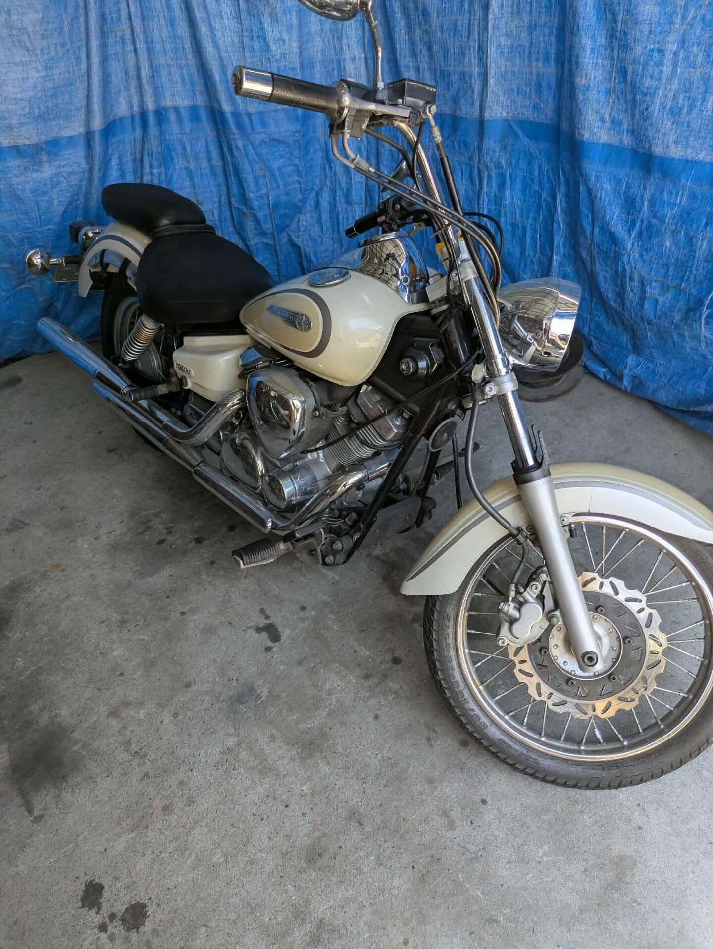 🌟YAMAHA ドラッグスター250🌟のフロントフォークをオ