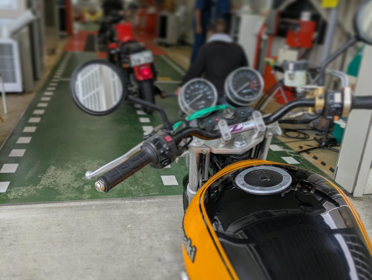 先日、ゼファー750の車検で福島陸運局まで行って来ました🏍️
